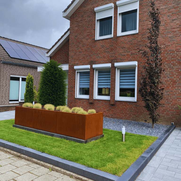 Cortenstaal plantenbak Texas xxl 3000x800