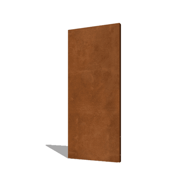 Cortenstaal paneel basis 80 x 6 x 190 cm