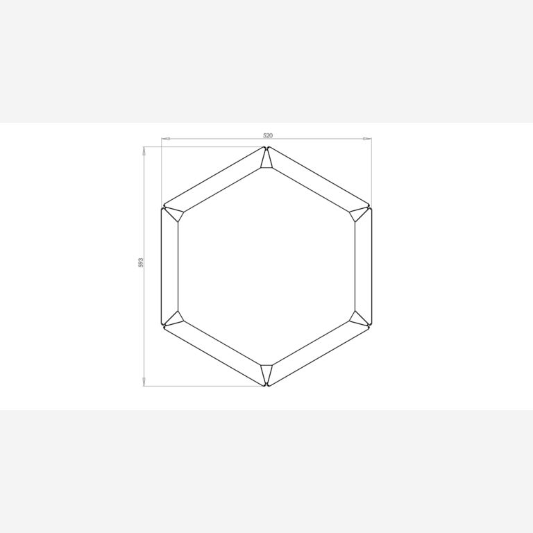 Gepoedercoat staal plantenbak Denver 30