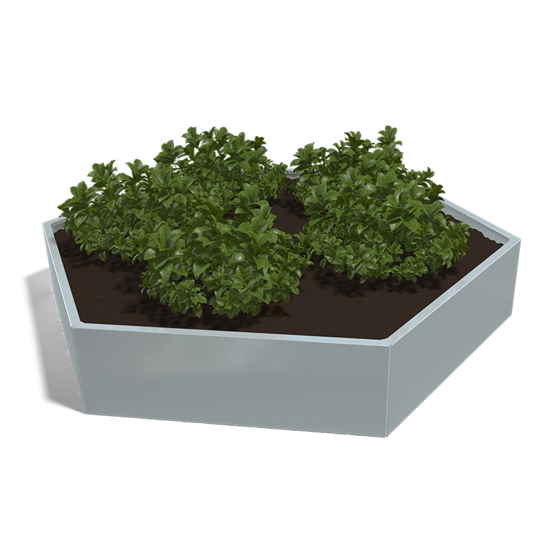 Verzinkt staal plantenbak Denver 1200