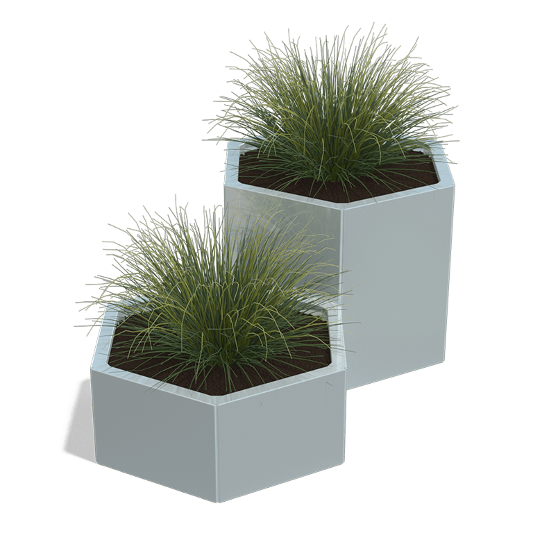 Verzinkt staal plantenbak Denver special II 400
