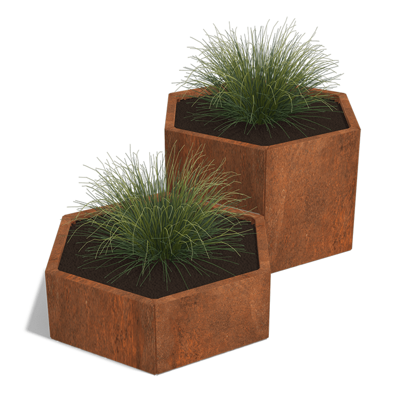 Cortenstaal plantenbak Denver special II 500