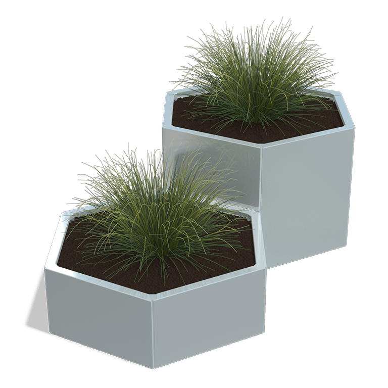 Verzinkt staal plantenbak Denver special II 500