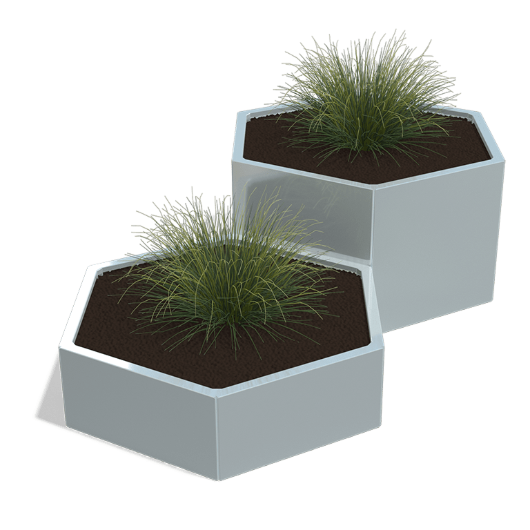 Verzinkt staal plantenbak Denver special II 600