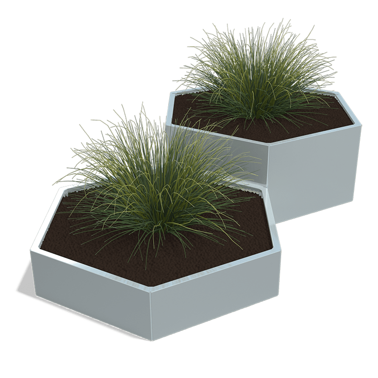 Verzinkt staal plantenbak Denver special II 800