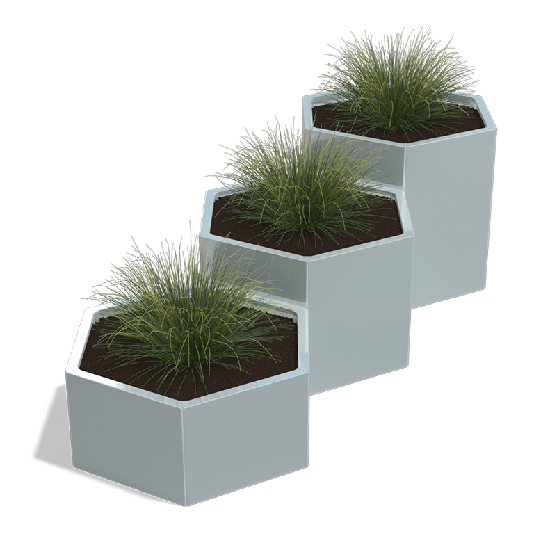 Verzinkt staal plantenbak Denver special III 500