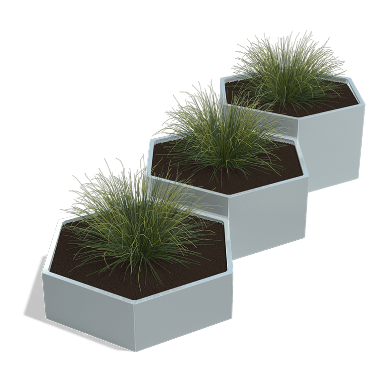 Verzinkt staal plantenbak Denver special III 800