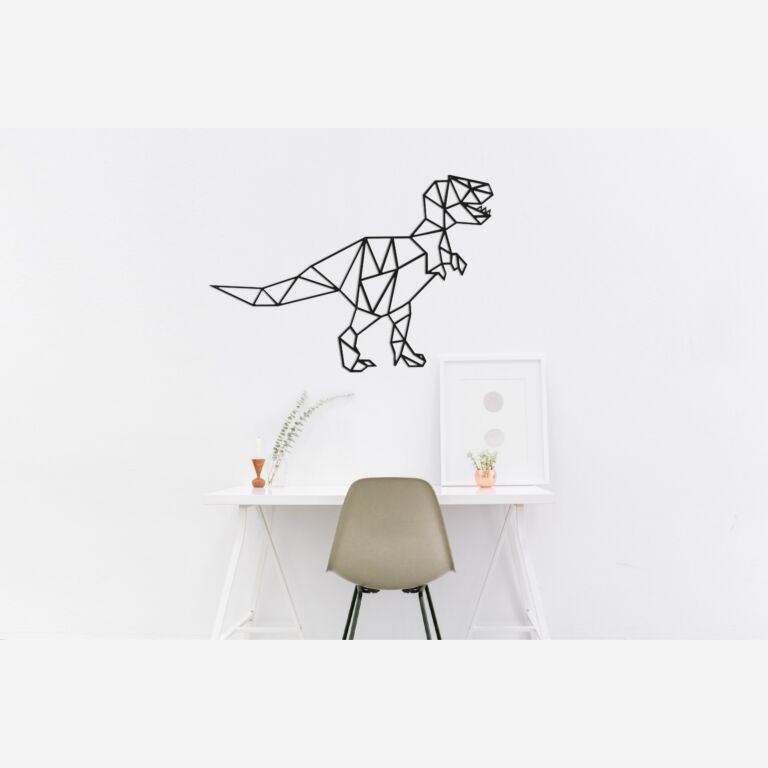 Metalen wanddecoratie Dinosaur *OP=OP