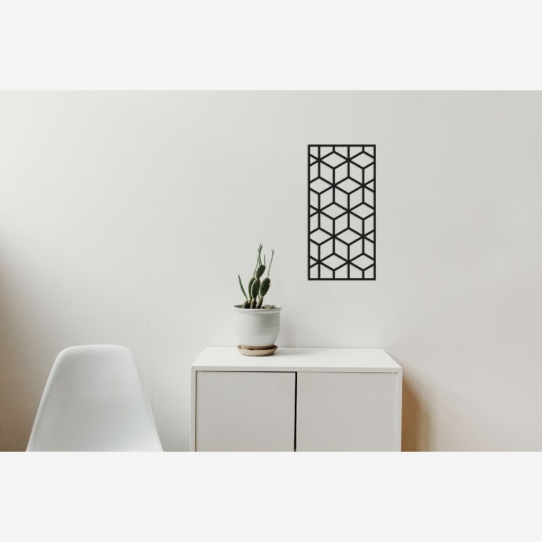 Metalen wanddecoratie Geometric Pattern 2.0