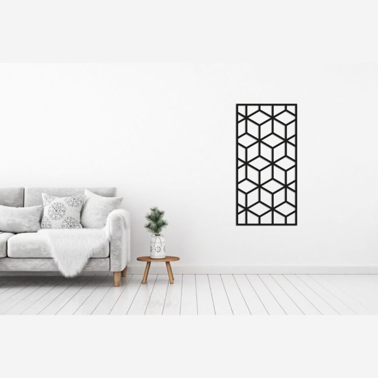 Metalen wanddecoratie Geometric Pattern 2.0