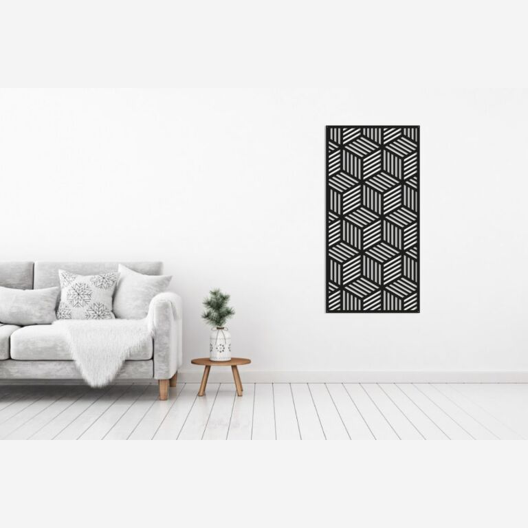 Metalen wanddecoratie Geometric Pattern 1.0 *OP=OP