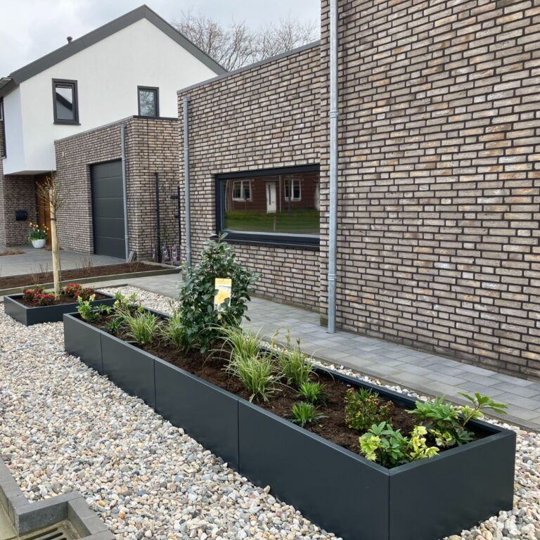 Gepoedercoat staal plantenbak Texas xxl 5000x800