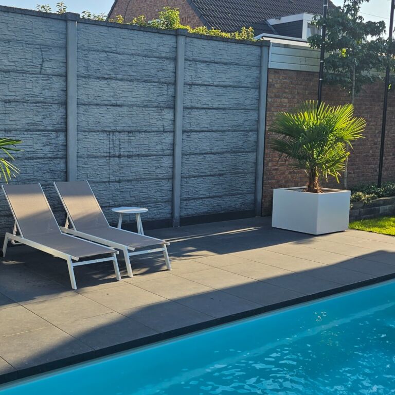 Gepoedercoat staal plantenbak Miami 800x800