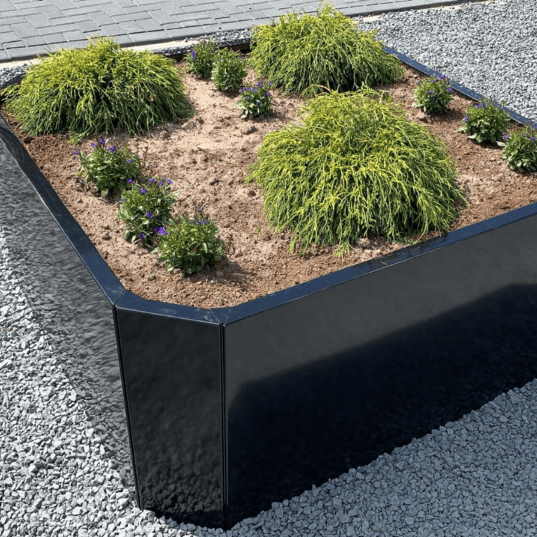 Gepoedercoat staal plantenbak Boston 800
