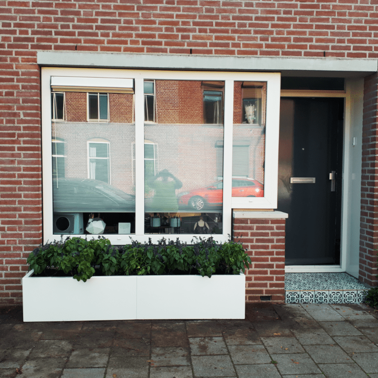 Gepoedercoat staal plantenbak Texas xxl 2000x400