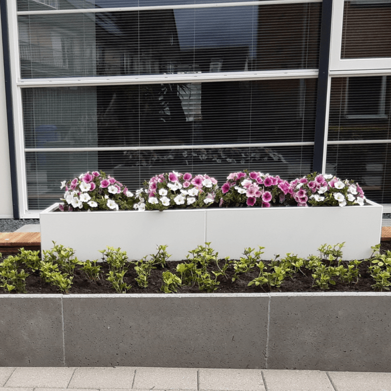 Gepoedercoat staal plantenbak Texas xxl 2000x600