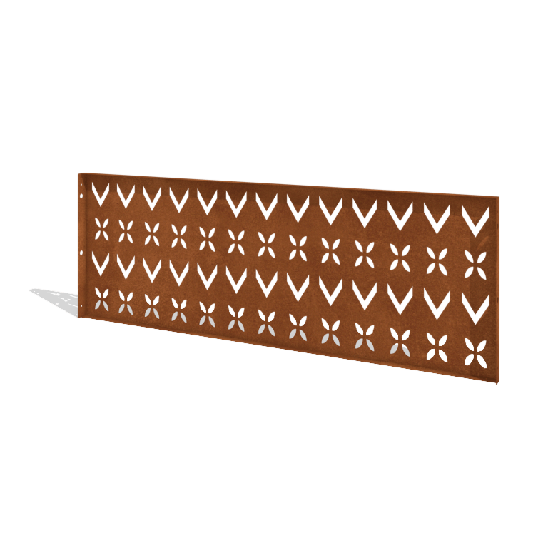 Cortenstaal schutting H paneel V 180 x 63,3 cm