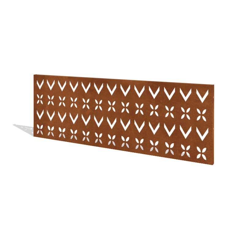 Cortenstaal schutting H paneel V 180 x 63,3 cm