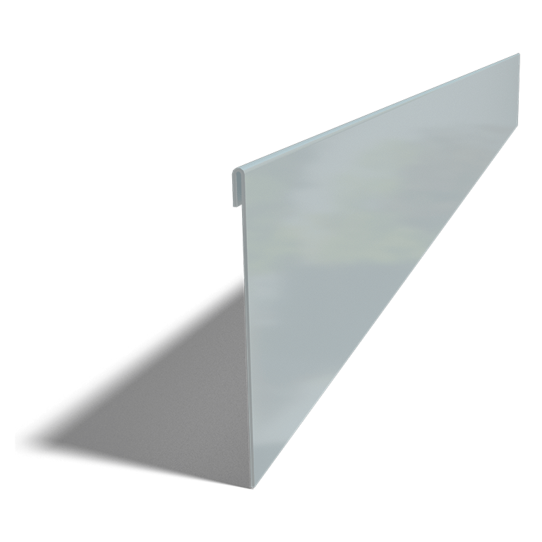 Verzinkt staal kantopsluiting geplet 13 cm (lengte 150 cm)