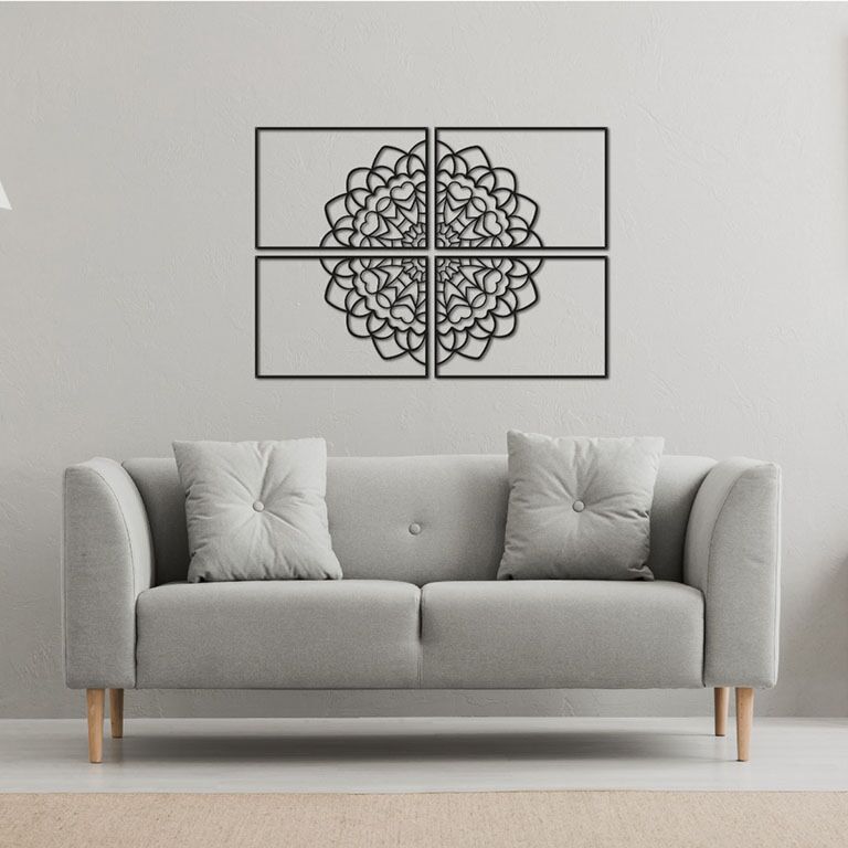 Metalen Wanddecoratie Mandala *OP=OP