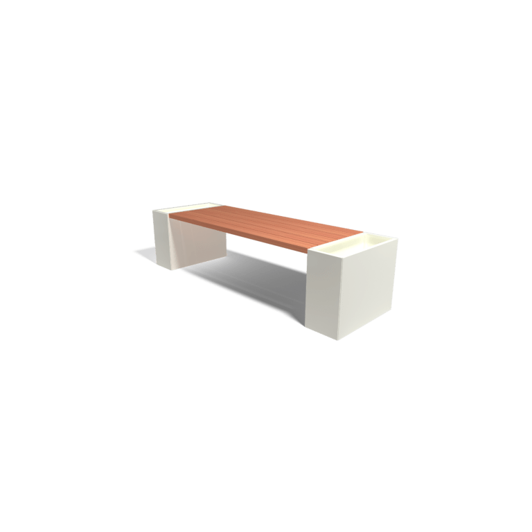 Gepoedercoat staal plantenbaktafel Florida Type L