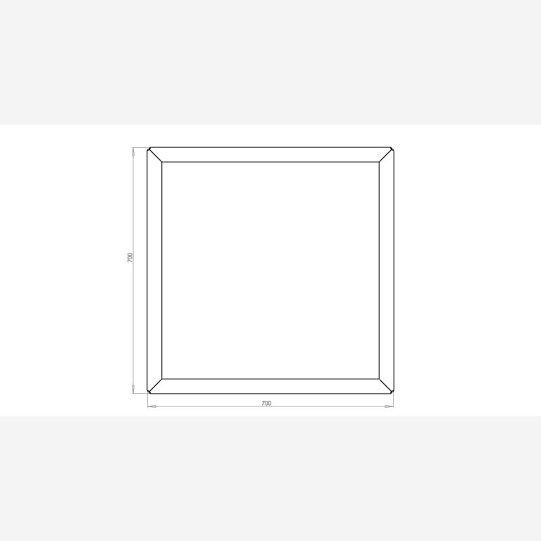 Gepoedercoat staal plantenbak Miami 700x700