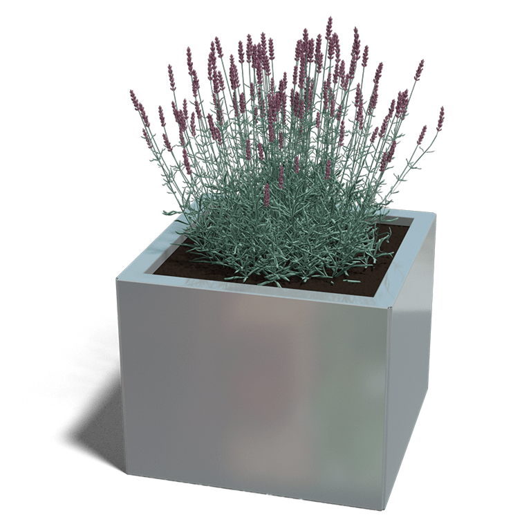 Verzinkt staal plantenbak Miami 500x500
