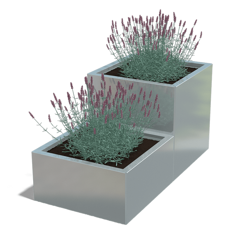 Verzinkt staal plantenbak Miami special II 600