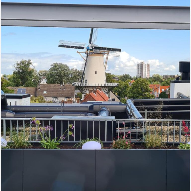 Gepoedercoat staal plantenbak Texas xxl 4000x800