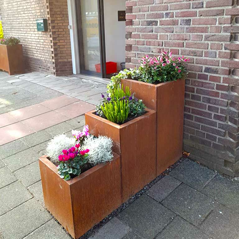 Cortenstaal plantenbak Miami special III 50