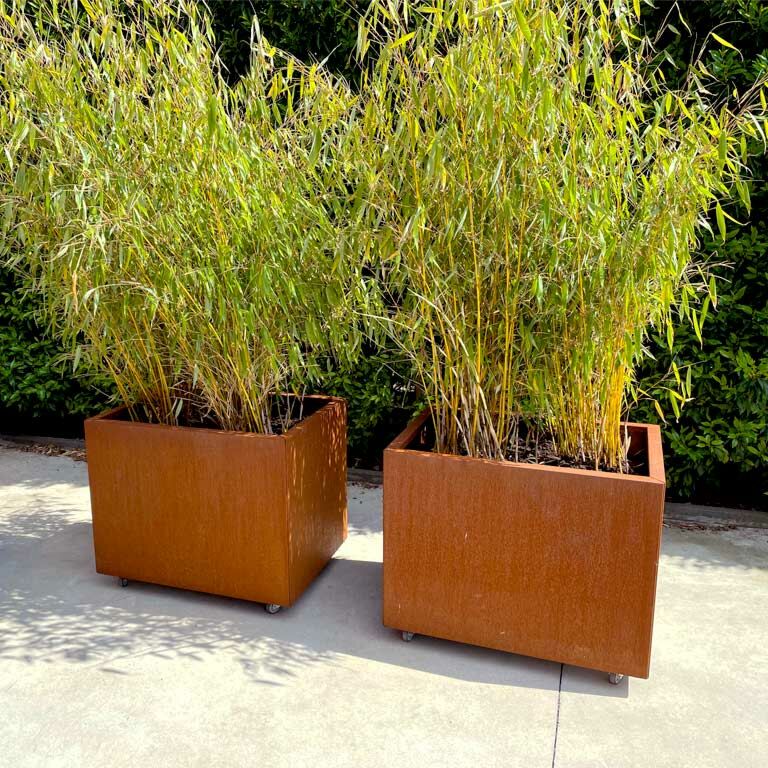 Cortenstaal plantenbak Texas 60 x 80 cm