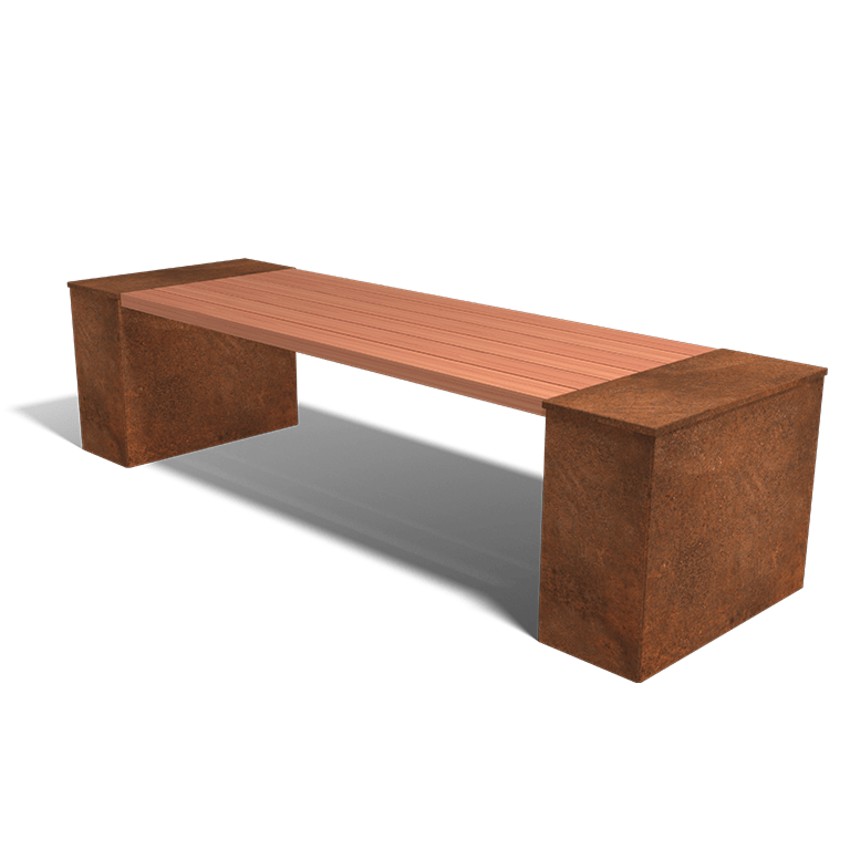 Cortenstaal plantenbaktafel Florida Type L