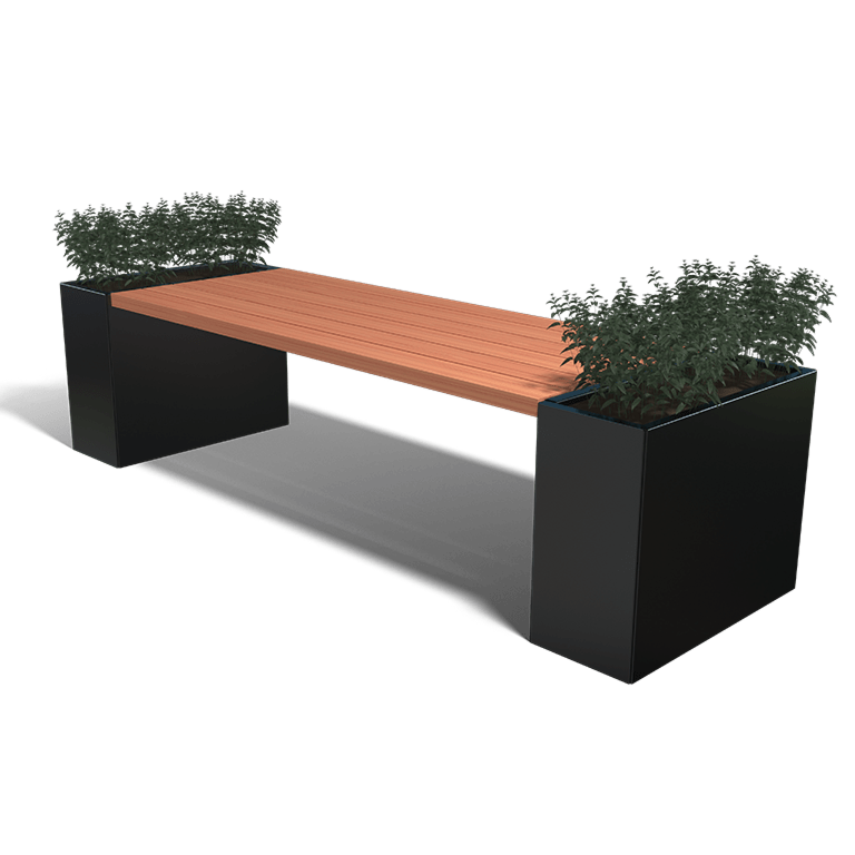 Gepoedercoat staal plantenbaktafel Florida Type L