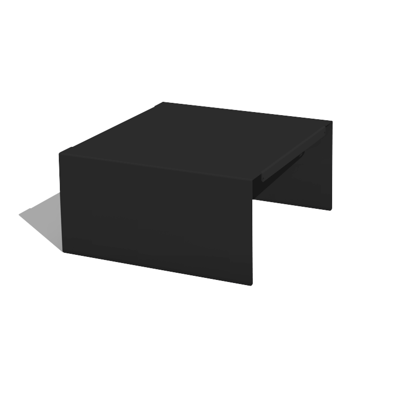 Gepoedercoat staal plantenbak plateau 40 x 41 x 20 cm