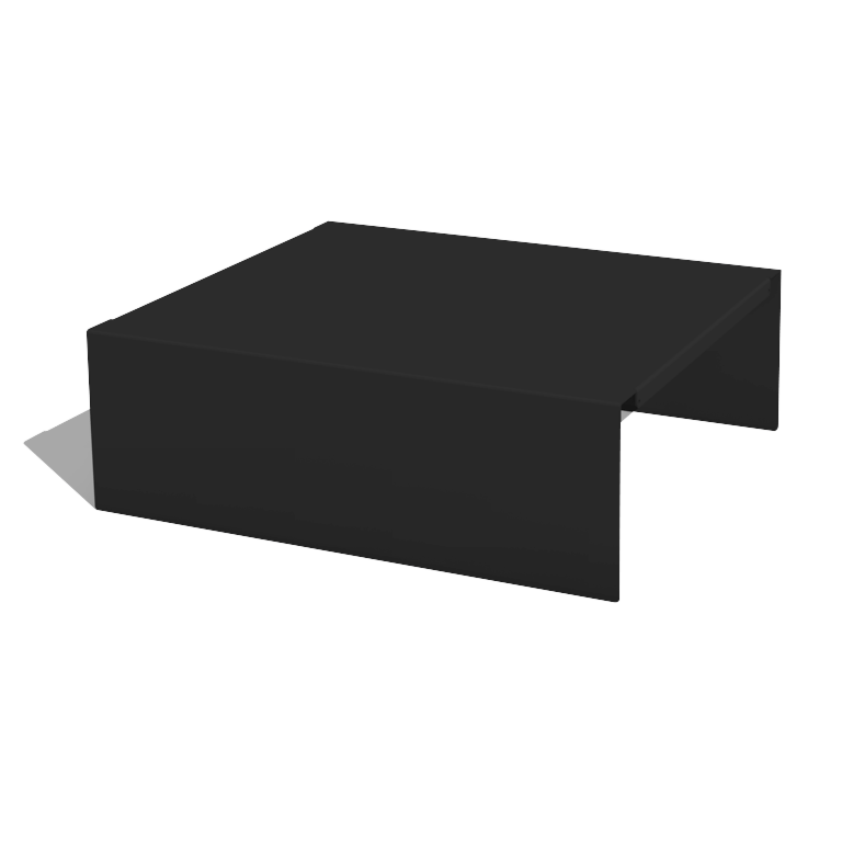 Gepoedercoat staal plantenbak plateau 60 x 51 x 20 cm