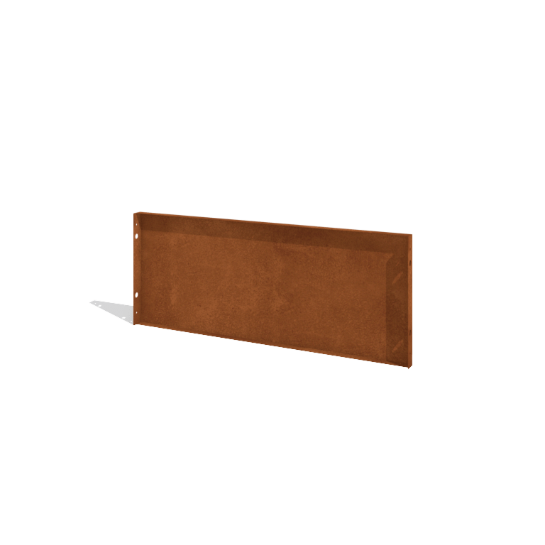 Cortenstaal schutting H paneel 120 x 47,5 cm