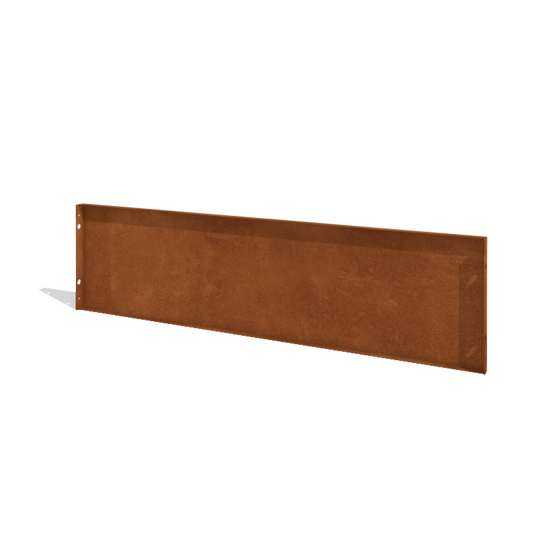 Cortenstaal schutting H paneel 180 x 47,5 cm