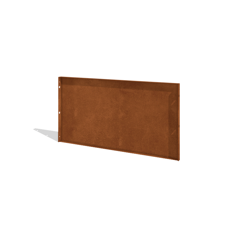 Cortenstaal schutting H paneel 120 x 63,3 cm