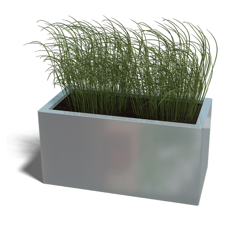 Verzinkt staal plantenbak Texas 400x800