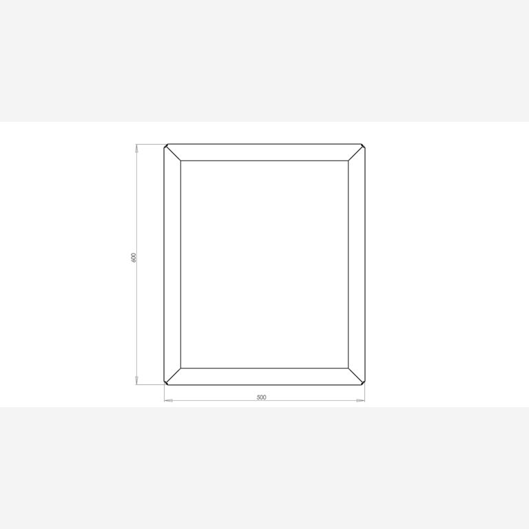 Verzinkt staal plantenbak Texas 500x600