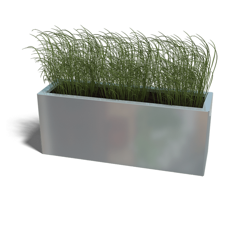Verzinkt staal plantenbak Texas 300x1000