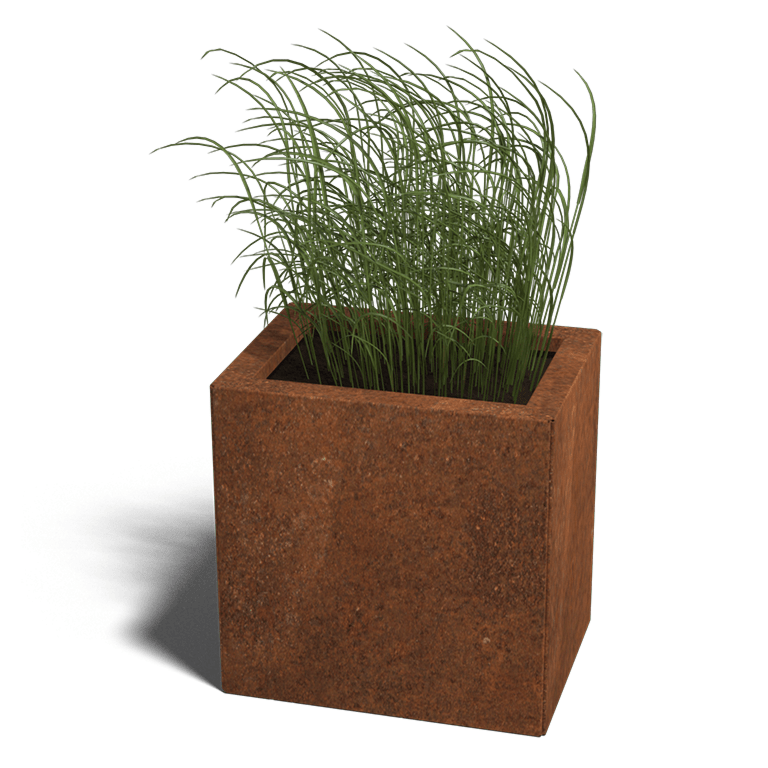 Cortenstaal plantenbak Texas 30 x 40 cm