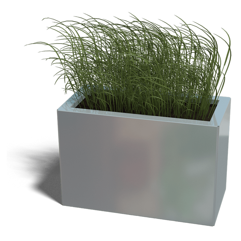 Verzinkt staal plantenbak Texas 300x600