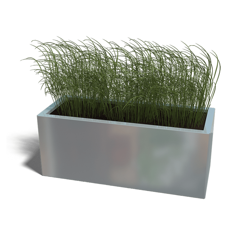 Verzinkt staal plantenbak Texas 400x1000