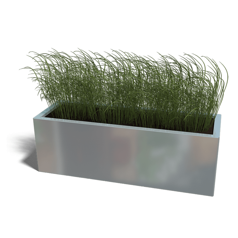 Verzinkt staal plantenbak Texas 400x1200