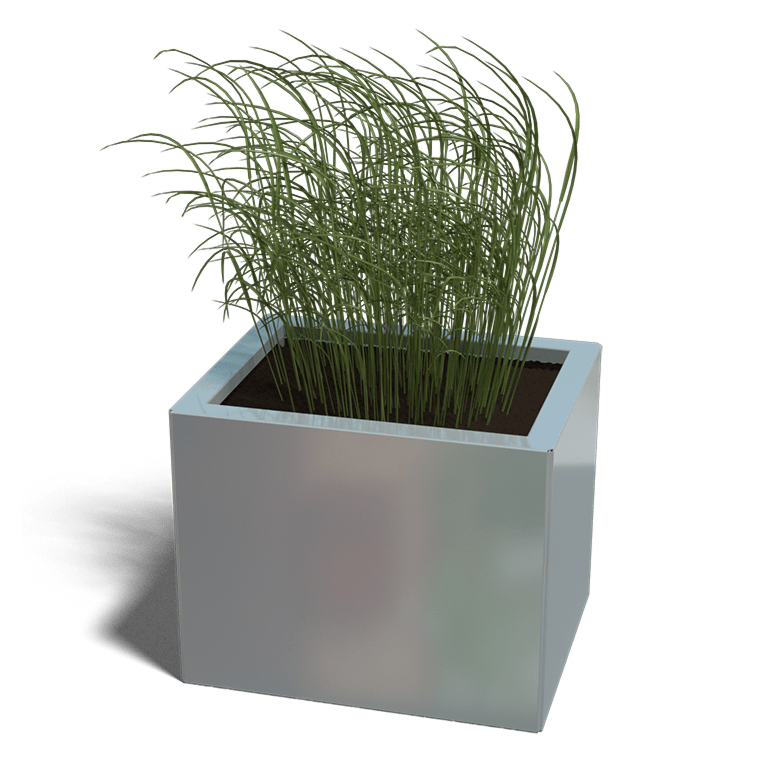 Verzinkt staal plantenbak Texas 400x500