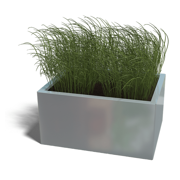 Verzinkt staal plantenbak Texas 600x800