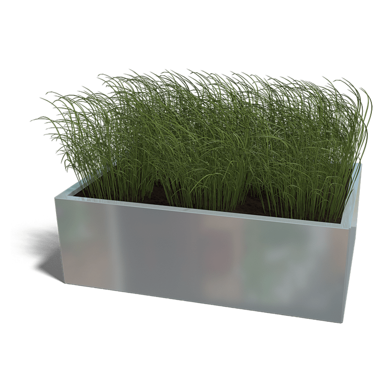 Verzinkt staal plantenbak Texas 800x1200