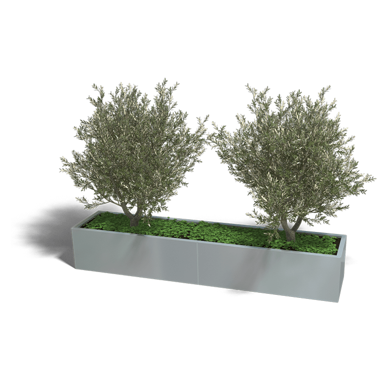 Verzinkt staal plantenbak Texas xxl 2400x500