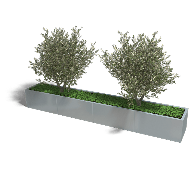 Verzinkt staal plantenbak Texas xxl 3200x500